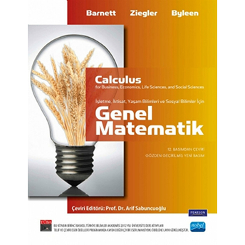 Genel Matematik Işletme, Iktisat, Yaşam Ve Sosyal Bilimler Için / Calculus For Business, Econom Michael R. Ziegler