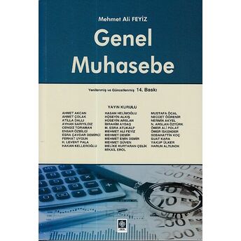 Genel Muhasebe (Mehmet Ali Feyiz) Mehmet Ali Feyiz