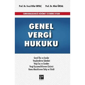 Genel Vergi Hukuku Fevzi Rifat Ortaç