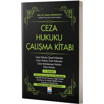 Geniş Anlamda Ceza Hukuku Çalışma Kitabı