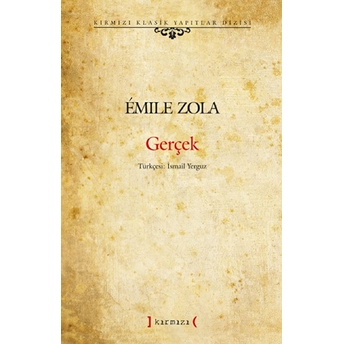 Gerçek (Karton Kapak) Emile Zola