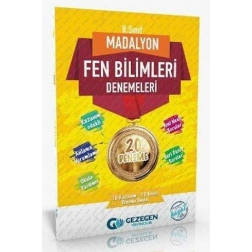 Gezegen 8. Sınıf Madalyon Fen Bilimleri 20'Li Deneme