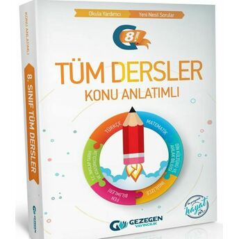 Gezegen 8. Sınıf Tüm Dersler Konu Anlatımlı (Yeni) Kolektif