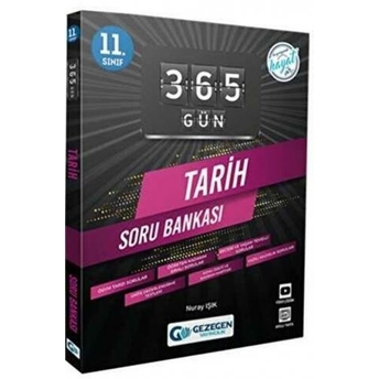 Gezegen Yayıncılık 11. Sınıf 365 Gün Tarih Soru Bankası Komisyon