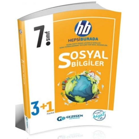 Gezegen Yayıncılık 7. Sınıf Sosyal Bilgiler 7+1 Hb