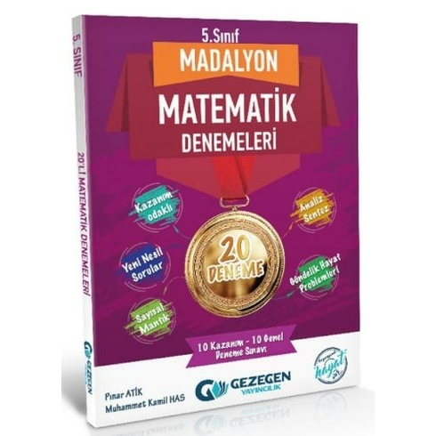 Gezegen Yayıncılık 8.Sınıf Madalyon Lgs Matematik Denemeleri 20 Deneme