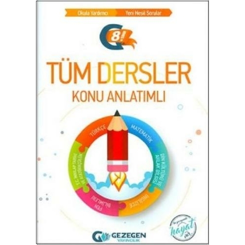 Gezegen Yayıncılık Tüm Dersler Konu Anlatımlı 8. Sınıf