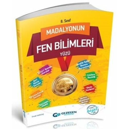 Gezegen Yayınları 8. Sınıf Fen Bilimleri Madalyonun Yüzü