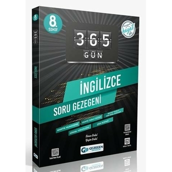 Gezegen Yayınları 8. Sınıf Ingilizce 365 Gün Soru Gezegeni Komisyon