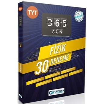 Gezegen Yayınları Tyt Fizik 365 Gün 30 Deneme Komisyon