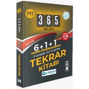 Gezegen Yayınları Tyt Sayısal 365 Tekrar Kitabı Komisyon