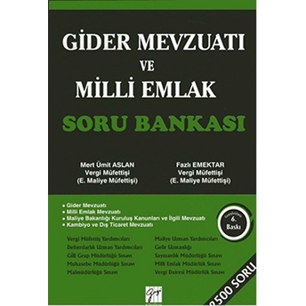 Gider Mevzuatı Ve Milli Emlak Soru Bankası-Fazlı Emektar