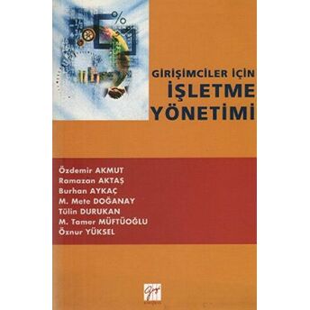 Girişimciler Için Işletme Yönetimi-M. Mete Doğanay