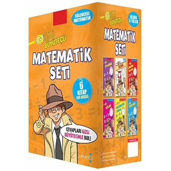 Gizli Büyüteçli Matematik Seti - 6 Kitap Takım Kolektif