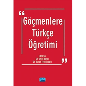 Göçmenlere Türkçe Öğretimi Burak Tüfekçioğlu