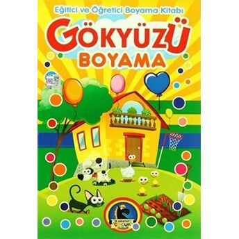 Gökyüzü Boyama - Eğitici Ve Öğretici Boyama Kitabı (4 Kitap Takım) Kolektif