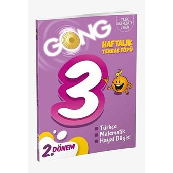 Gong 3. Sınıf 2. Dönem Haftalık Tekrar Föyü Kolektif