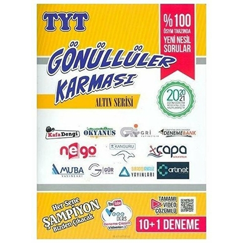 Gönüllüler Karması Tyt Deneme Altın Serisi