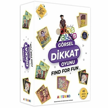 Görsel Dikkat Oyunu - Find For Fun Onur Erol Kids Club -