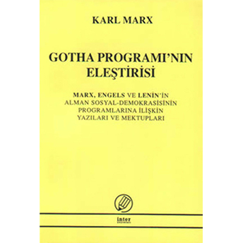 Gotha Programını'nın Eleştirisi