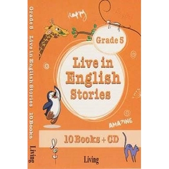 Grade 5 - Live In English Stories (10 Books Cd) Seval Deniz