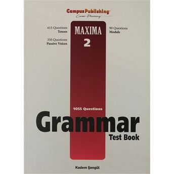 Grammar Test Book - Maxima 2 Kadem Şengül