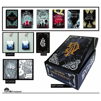 Grisha Verse (Poster-Çanta-Defter Hediyeli - 6 Kitap Set) Leigh Bardugo