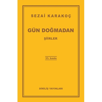 Gün Doğmadan