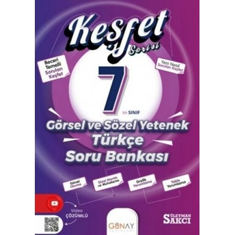 Günay Yayınları 7. Sınıf Görsel Ve Sözel Yetenek Türkçe Keşfet Soru Bankası Süleyman Sakcı