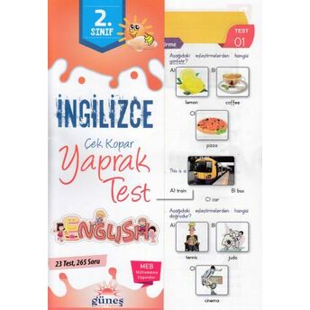 Güneş 2. Sınıf Ingilizce Yaprak Test (Yeni) Kolektif