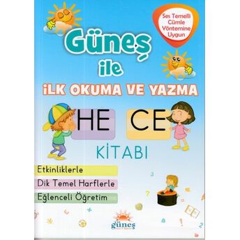 Güneş Yayın Güneş Ile Ilk Okuma Ve Yazma Hece Kitabı Kolektif