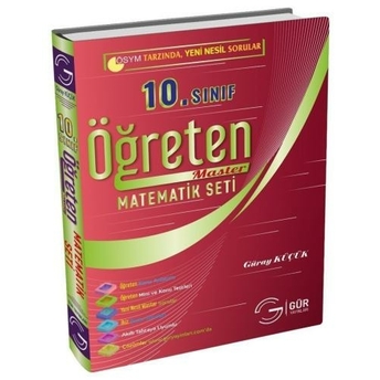 Gür Yayınları 10. Sınıf Öğreten Master Matematik Seti Güray Küçük