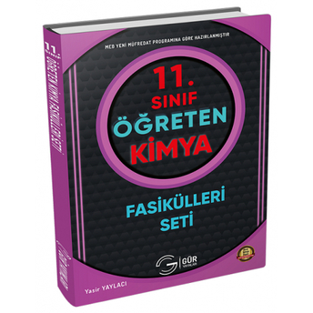 Gür Yayınları 11. Sınıf Öğreten Kimya Fasikül Seti Komisyon