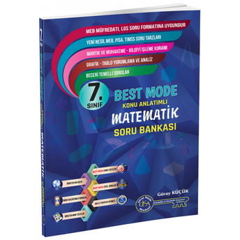 Gür Yayınları 7. Sınıf Matematik Best Mode Konu Anlatımlı Soru Bankası Komisyon