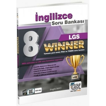 Gür Yayınları 8. Sınıf Lgs Ingilizce Winner Soru Bankası Engin Ekici