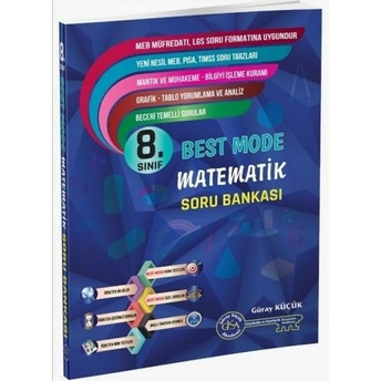 Gür Yayınları 8. Sınıf Matematik Best Mode Soru Bankası Komisyon