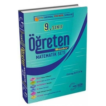 ​Gür Yayınları 9. Sınıf Öğreten Master Matematik Seti Güray Küçük