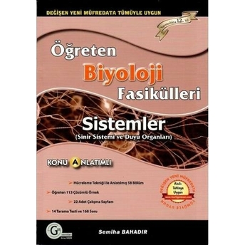 Gür Yayınları Ayt Öğreten Biyoloji Fasikülleri Sistemler Komisyon