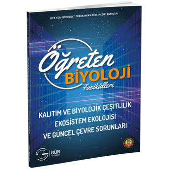 Gür Yayınları Biyoloji Fasikülleri - Kalıtım Ve Biyolojik Çeşitlilik Ekosistem Ekolojisi Ve Güncel Çevre Sorunları Komisyon