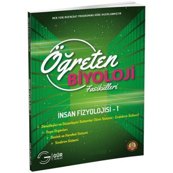 Gür Yayınları Öğreten Biyoloji Fasikülleri - Insan Fizyolojisi-1 Komisyon