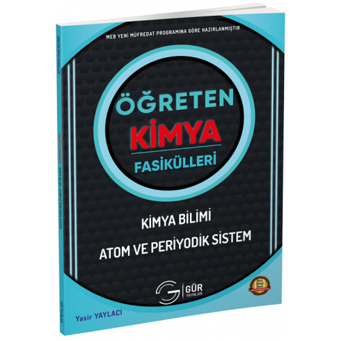 Gür Yayınları Öğreten Kimya Fasikülleri - Kimya Bilimi Atom Ve Periyodik Sistem Komisyon