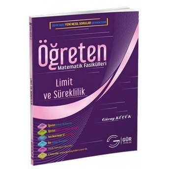 ​​Gür Yayınları Öğreten Matematik Fasikülleri Limit Ve Süreklilik Konu Anlatımlı Güray Küçük