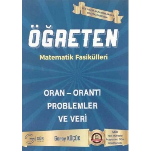 Gür Yayınları Öğreten Matematik Fasikülleri Oran Orantı Problemler Ve Veri Güray Küçük