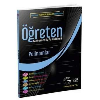 ​​Gür Yayınları Öğreten Matematik Fasikülleri Polinomlar Güray Küçük