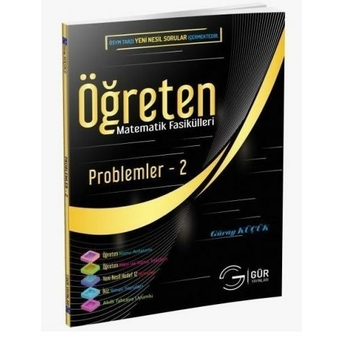 ​Gür Yayınları Öğreten Matematik Fasikülleri Problemler-2​ Güray Küçük