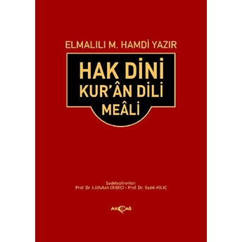 Hak Dini Kur’an Dili Meali (Orta Boy) Elmalılı Muhammed Hamdi Yazır