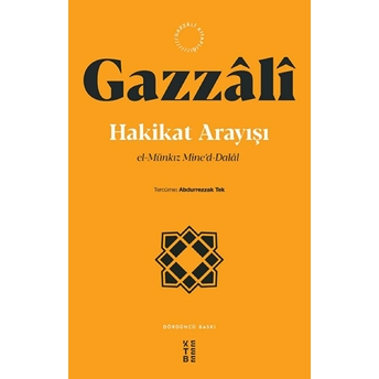 Hakikat Arayışı Imam Gazzali