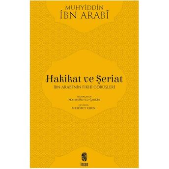 Hakikat Ve Şeriat Ibn Arabi