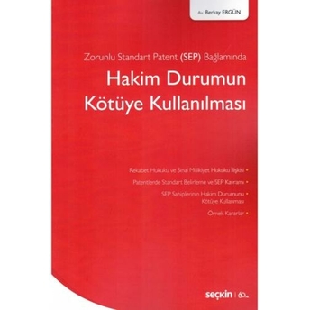 Hakim Durumun Kötüye Kullanılması Berkay Ergün