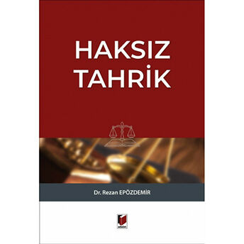 Haksız Tahrik Ciltli Rezan Epözdemir